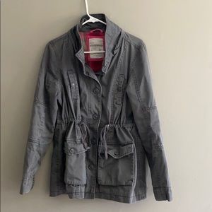Woman’s grey utility jacket